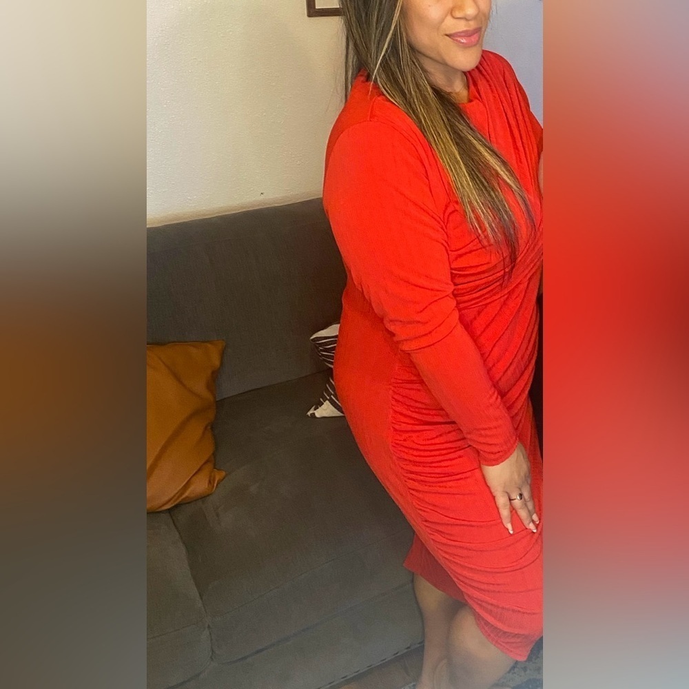 H&M Vibrant Red Blouse - Picture 1 of 4